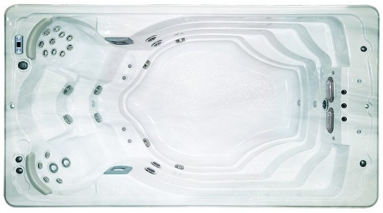 Плавательный спа бассейн Jacuzzi swimlife 14ft swim fit
